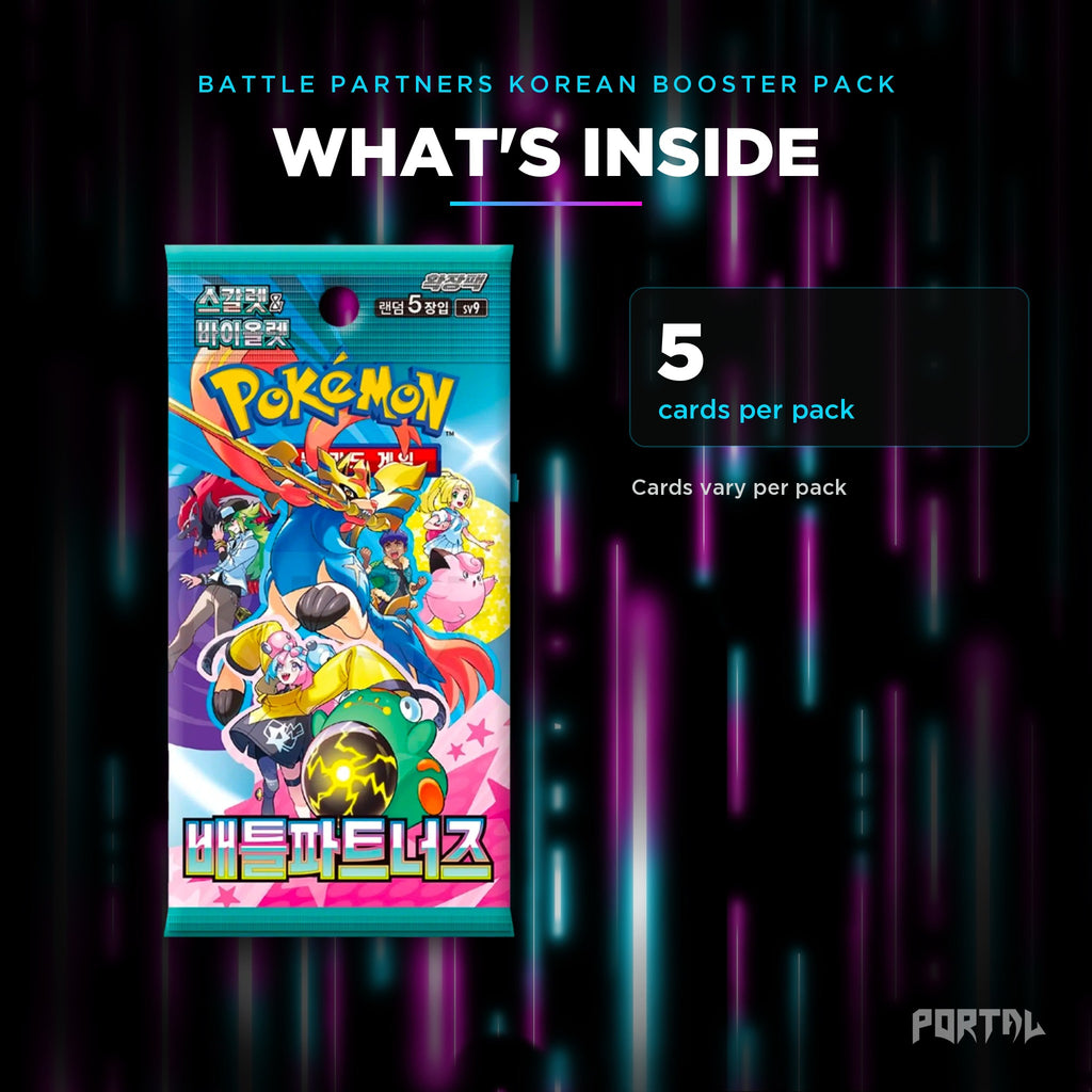 Battle Partners Korean booster pack, what's inside, Portal TCG