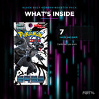 Black Bolt Korean booster pack, what's inside: 7 cards per pack, Portal TCG