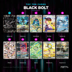 Black Bolt Korean top ten cards, prices from Pulse TCG, Portal TCG