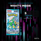 Cyber Judge Japanese booster pack, what's inside: 5 cards per pack, Portal TCG
