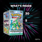 Cyber Judge Korean booster box, what's inside: 30 booster packs, 5 cards per pack, Portal TCG