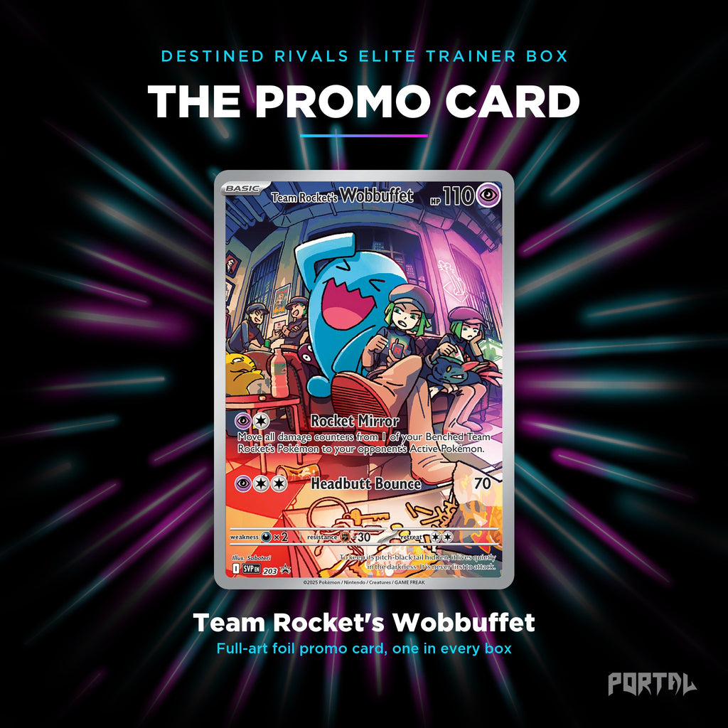 Destined Rivals Elite Trainer Box promo card, Portal TCG