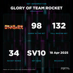 Glory of Team Rocket Japanese set information: 98 cards in the set, 132 in the master set, Portal TCG