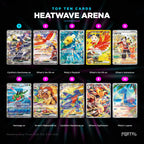 Heatwave Arena Korean top ten cards, prices from Pulse TCG, Portal TCG