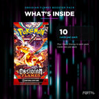 Obsidian Flames booster pack, what's inside, Portal TCG