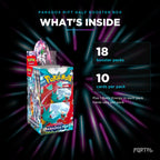 Paradox Rift half booster box, what's inside: 18 booster packs, 10 cards per pack, Portal TCG