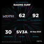 Raging Surf Japanese set information: 62 cards in the set, 92 in the master set, Portal TCG