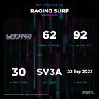 Raging Surf Japanese set information: 62 cards in the set, 92 in the master set, Portal TCG