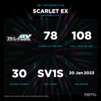Scarlet EX Japanese set information: 78 cards in the set, 108 in the master set, Portal TCG
