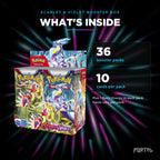 Scarlet & Violet booster box, what's inside, Portal TCG