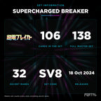 Supercharged Breaker Japanese set information: 106 cards in the set, 138 in the master set, Portal TCG