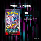 Temporal Forces booster pack, what's inside: 10 cards per pack, Portal TCG