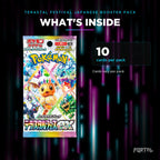 Terastal Festival Japanese booster pack, what's inside: 10 cards per pack, Portal TCG