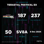 Terastal Festival Japanese set information: 187 cards in the set, 237 in the master set, Portal TCG