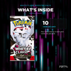 White Flare booster pack, what's inside: 10 cards per pack, Portal TCG