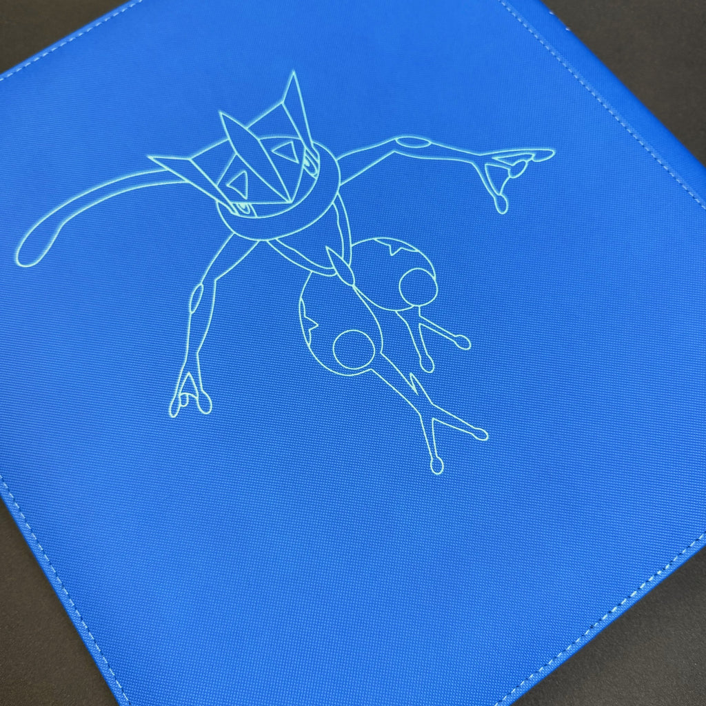 Chaos Rising - Mega Greninja - Premium Printed Binder, lifestyle photo, Portal TCG