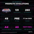 Pokemon Prismatic Evolutions master set checklist kit, set information, Portal TCG