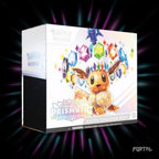 Pokemon Prismatic Evolutions Elite Trainer Box, box front, Portal TCG