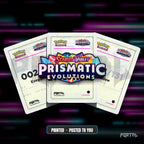 Prismatic Evolutions master set placeholder cards, Portal TCG