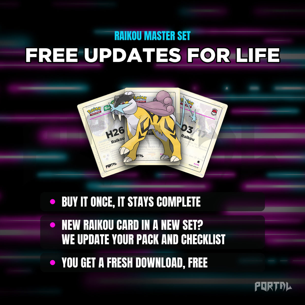Raikou placeholders: free updates for life