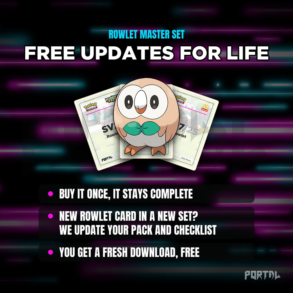 Rowlet placeholders: free updates for life