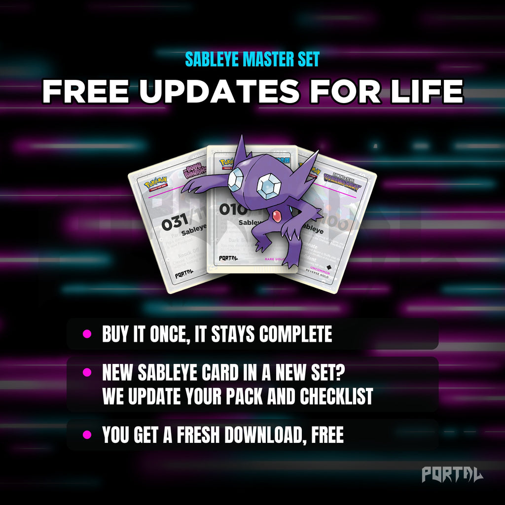 Sableye placeholders: free updates for life
