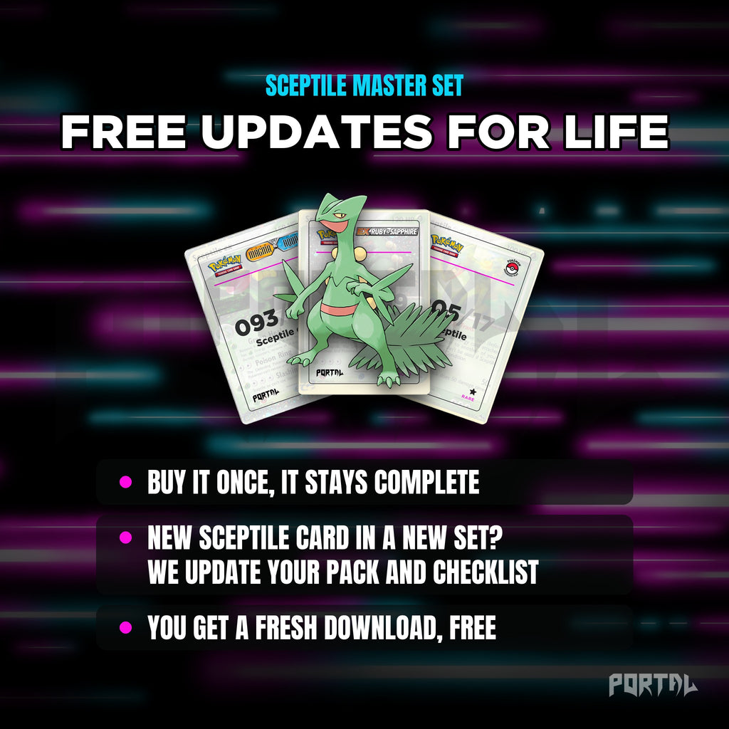 Sceptile placeholders: free updates for life