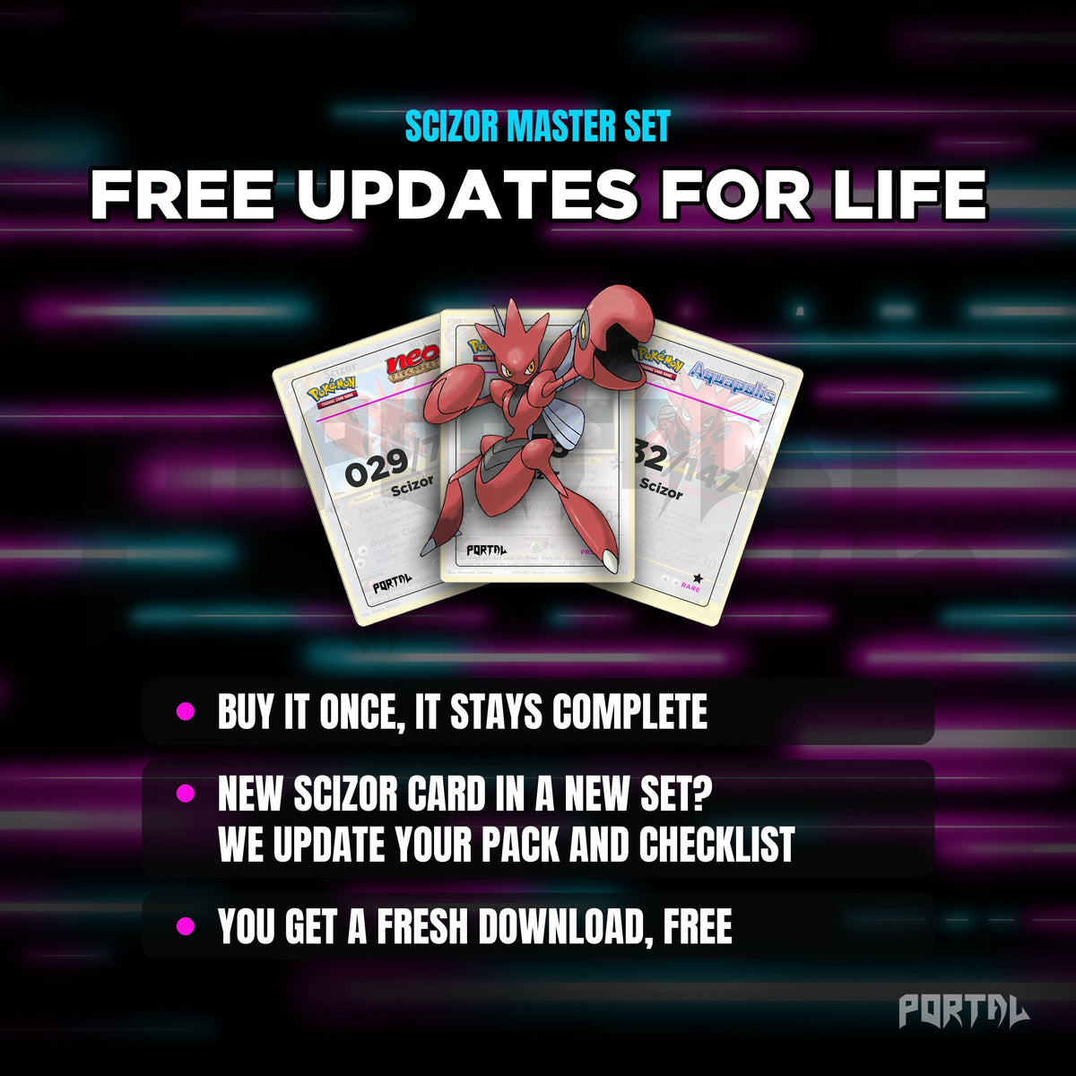 Scizor placeholders: free updates for life