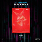 Black Bolt English Pokemon booster pack, chase card: Victini number 171, Rare