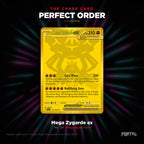 Perfect Order English Pokemon booster bundle, chase card: Mega Zygarde ex number 124, Mega Hyper Rare