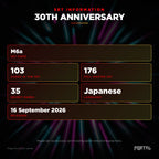 30th Anniversary Japanese Pokemon booster box, set information: set code M6a, 103 cards, 176 card master set, 35 secret rares