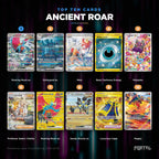 Ancient Roar Japanese Pokemon booster pack, the ten most valuable cards in the set ranked by price