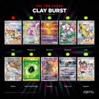 Clay Burst Japanese Pokemon booster box, the ten most valuable cards in the set ranked by price