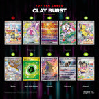 Clay Burst Japanese Pokemon booster pack, the ten most valuable cards in the set ranked by price
