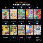 Cyber Judge Japanese Pokemon booster box, the ten most valuable cards in the set ranked by price