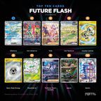 Future Flash Japanese Pokemon booster box, the ten most valuable cards in the set ranked by price