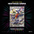 Heatwave Arena Japanese Pokemon booster box, chase card: Cynthia's Garchomp ex number 087, Special Illustration Rare