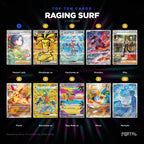 Raging Surf Japanese Pokemon booster box, the ten most valuable cards in the set ranked by price