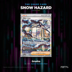 Snow Hazard Japanese Pokemon booster pack, chase card: Grusha number 095, Special Illustration Rare
