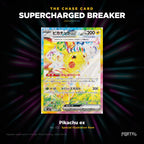 Supercharged Breaker Japanese Pokemon booster box, chase card: Pikachu ex number 132, Special Illustration Rare