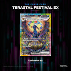 Terastal Festival ex Japanese Pokemon booster pack, chase card: Umbreon ex number 217, Special Illustration Rare