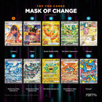 Mask of Change Japanese Pokemon booster pack, the ten most valuable cards in the set ranked by price