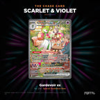 Scarlet & Violet English Pokemon booster box, chase card: Gardevoir ex number 245, Special Illustration Rare