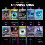 Shrouded Fable English Pokemon booster pack, the ten most valuable cards in the set ranked by price