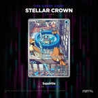 Stellar Crown English Pokemon booster pack, chase card: Squirtle number 148, Illustration Rare
