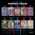 Temporal Forces English Pokemon booster pack, the ten most valuable cards in the set ranked by price