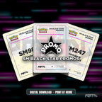 Pokemon SM Black Star Promos master set placeholders, digital download, Portal TCG