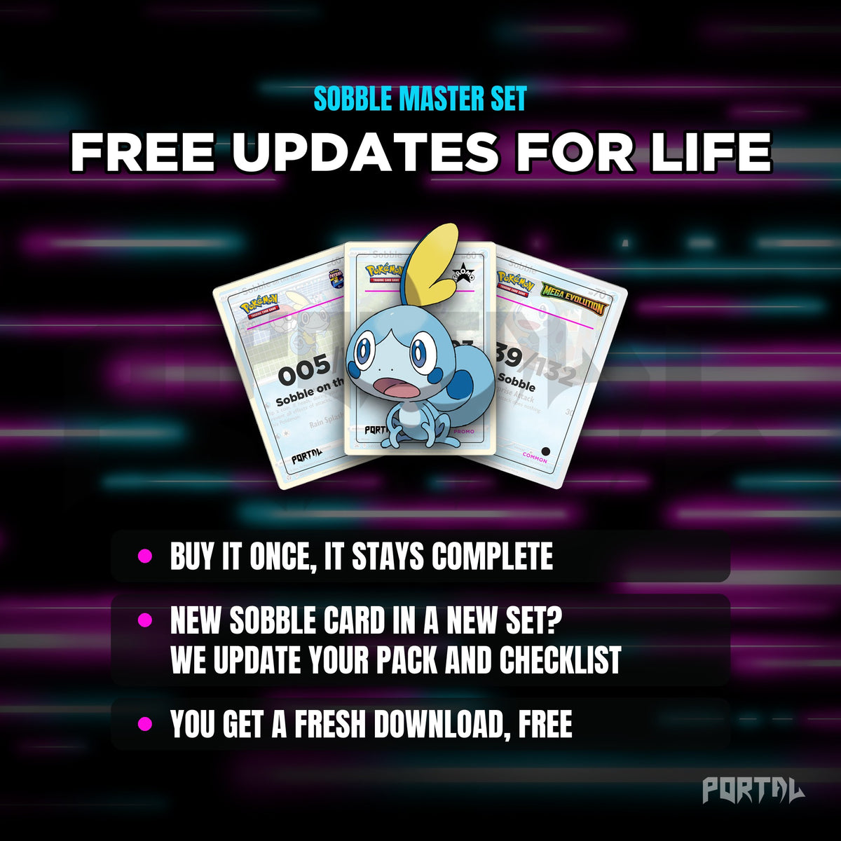 Sobble placeholders: free updates for life