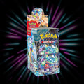 Pokemon Stellar Crown half booster box, 18 packs, box front, Portal TCG
