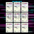 Scarlet & Violet placeholder cards laid out in a nine pocket binder page